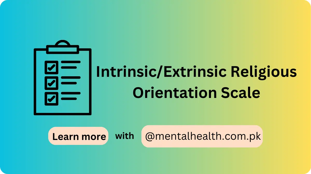 Intrinsic/Extrinsic Religious Orientation Scale