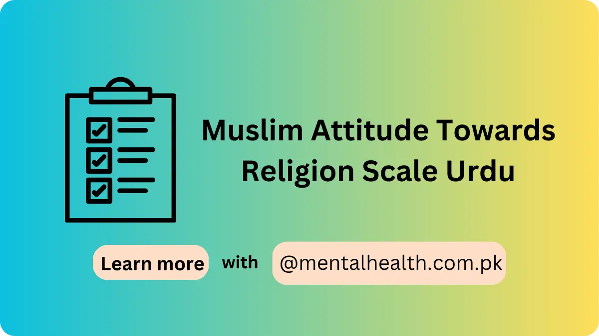 Muslim Attitude Towards Religion Scale Urdu