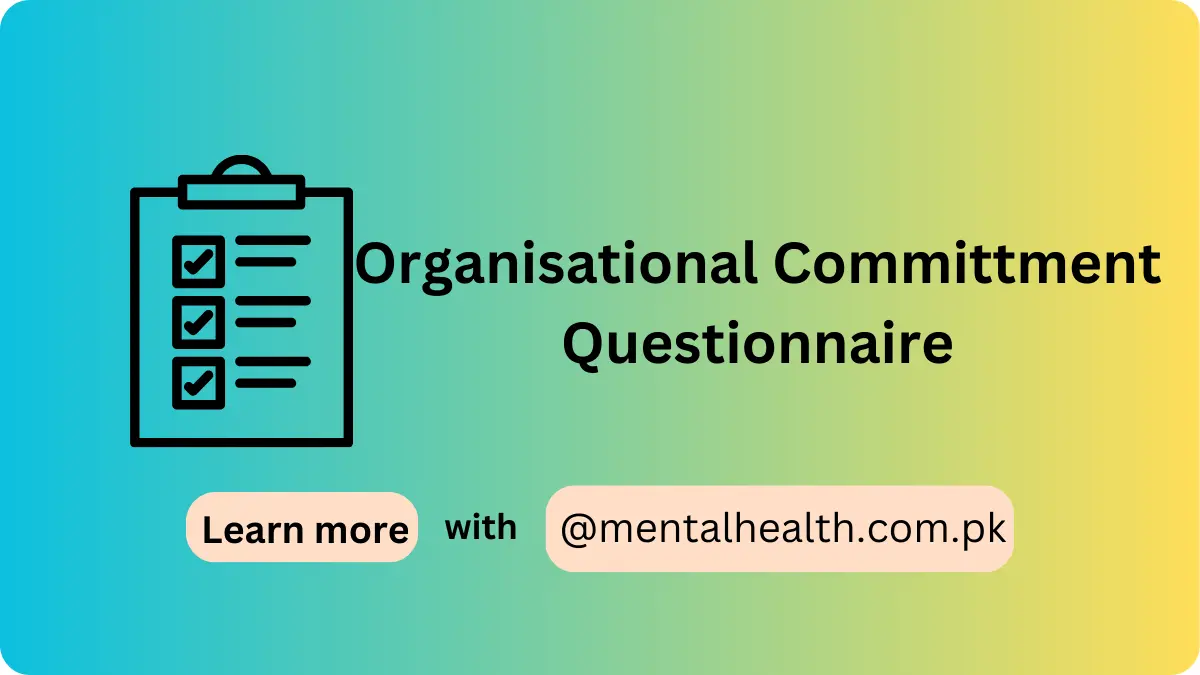 Organisational Committment Questionnaire