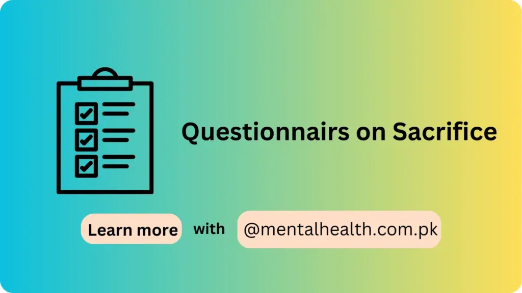 Questionnairs on Sacrifice
