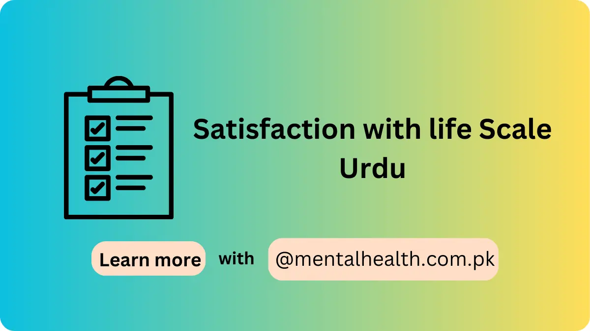 Satisfaction with life Scale Urdu