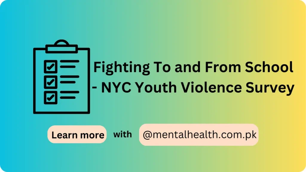 Fighting To and From School - NYC Youth Violence Survey