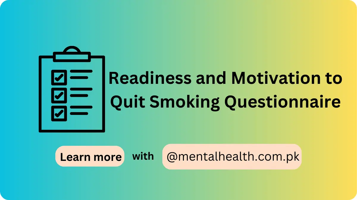 Readiness and Motivation to Quit Smoking Questionnaire
