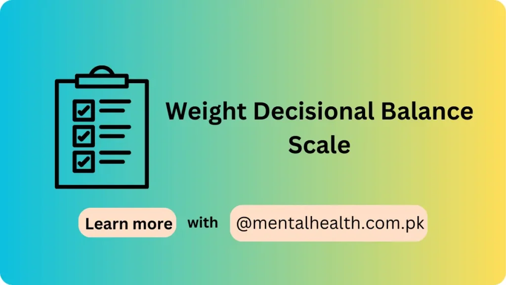 Weight Decisional Balance Scale
