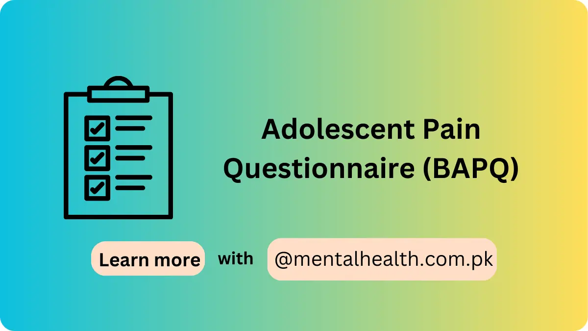 Adolescent Pain Questionnaire (BAPQ)