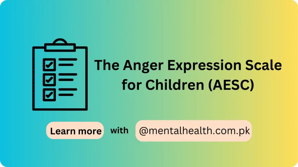 The Anger Expression Scale for Children (AESC)