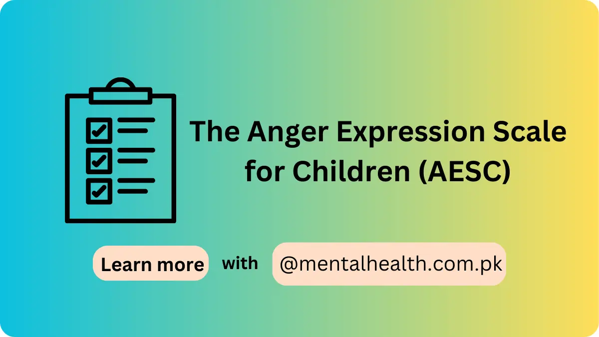 The Anger Expression Scale for Children (AESC)