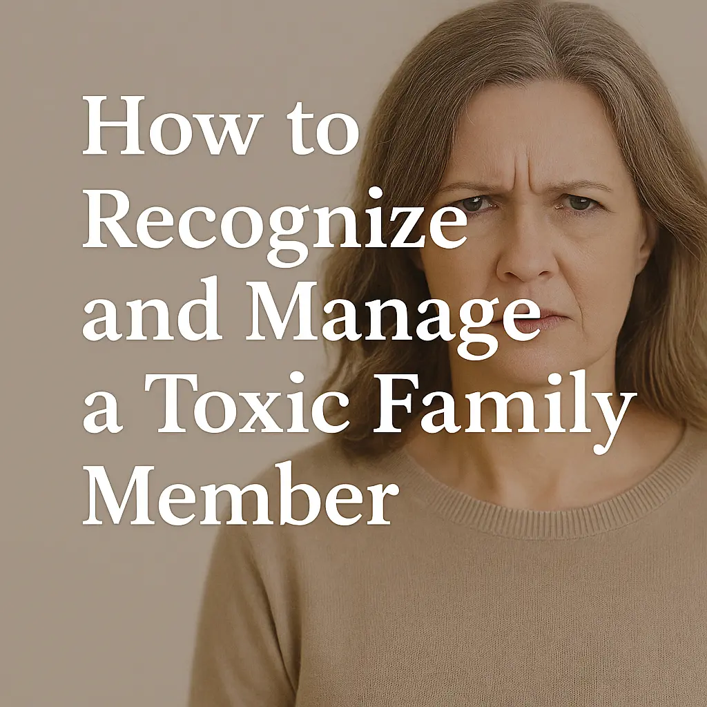 How to Recognize and Manage a Toxic Family Member