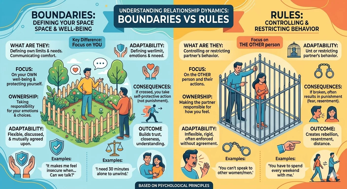 Boundaries vs Rules A Clinical Psychologist Explains the Difference